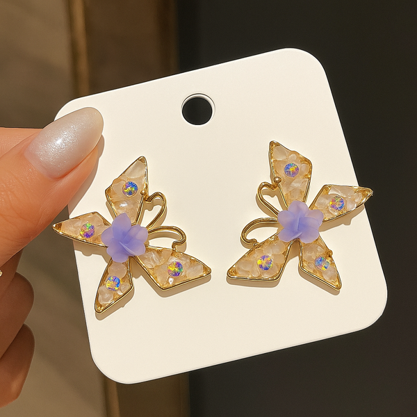 Dreamy butterfly earrings
