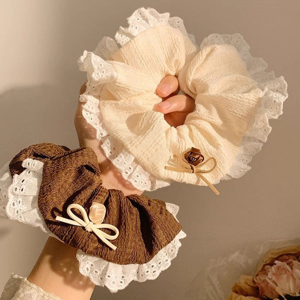 Fairy rose hair tie
