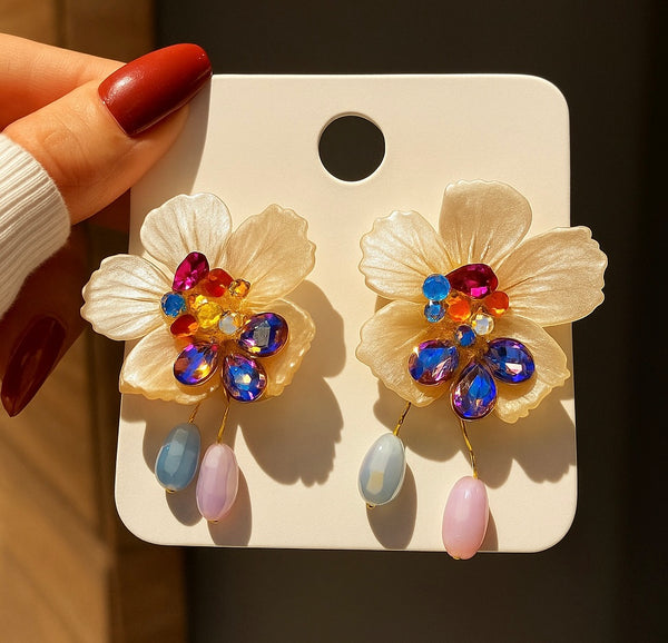 Flower fantasy earrings