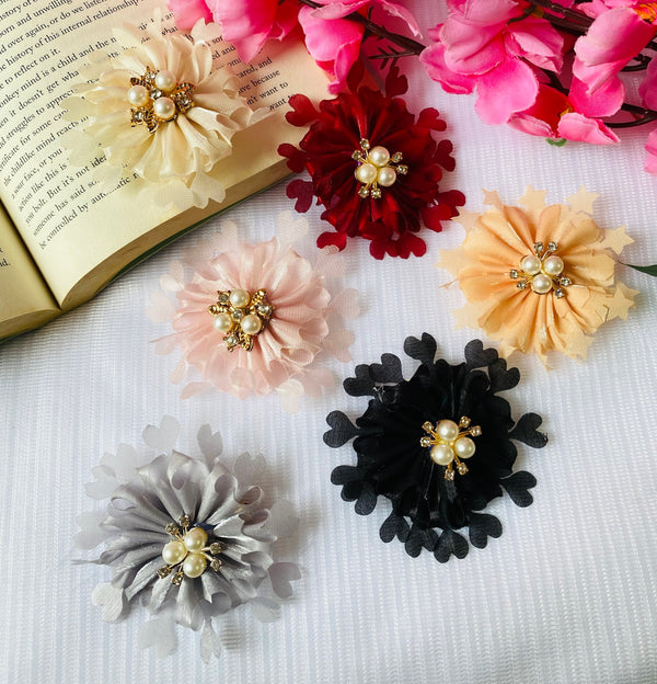 Cute flower alligator clips