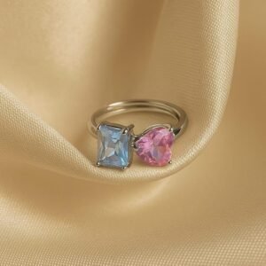 Multi stone adjustable ring
