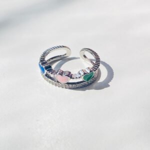fairy core hearts adjustable ring