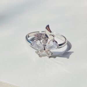 little butterflies adjustable ring