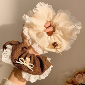 Fairy Rose Hair Tie Earrings