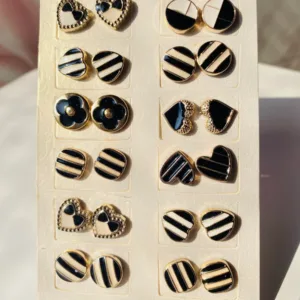 12 pair combo earrings set