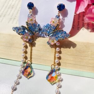 Princess Elsa Butterfly Earrings