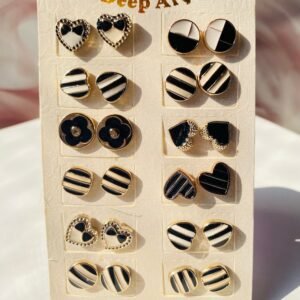 12 pair combo earrings set