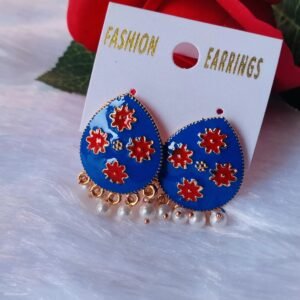 Meenakari traditional earrings